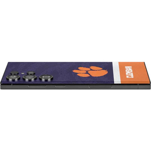 Clemson University Paw Logo Galaxy Skins